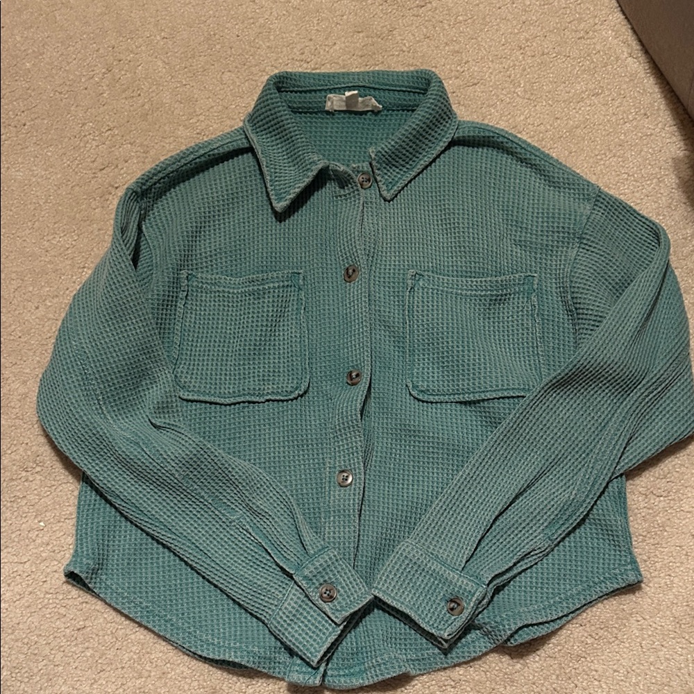 Waffle Knit Top
